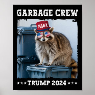Trumps Anhänger Müll Joe Biden Republikaner Ga Poster