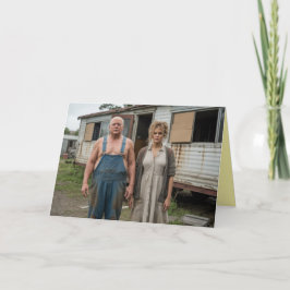 Trumps at Home Greeting Card Feiertagskarte