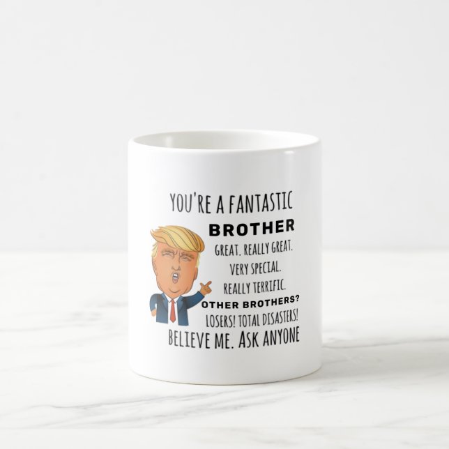Trumps Brother lustiges Geburtstagsgeschenk Kaffeetasse (Mittel)