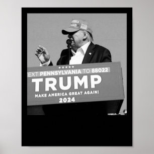Trumps Bullet Mid Air Poster
