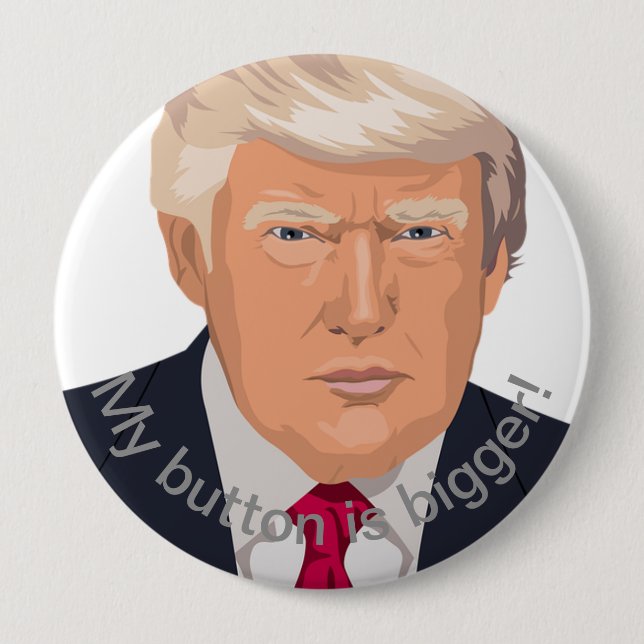 Trumps Größer Button (Vorderseite)