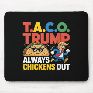 Trumps kneift immer Taco America Vintage Mousepad