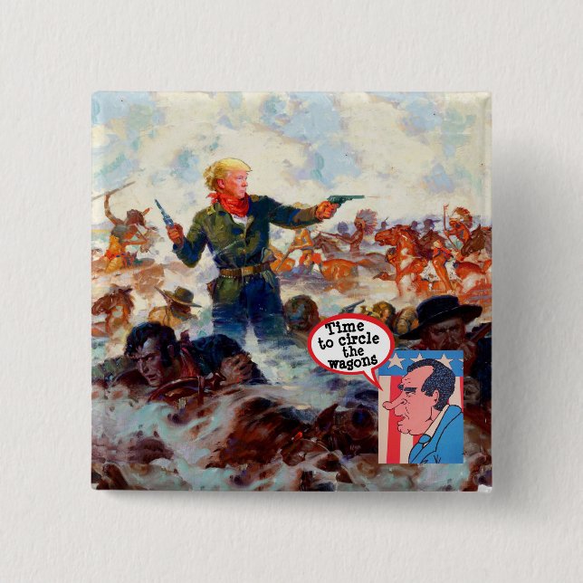 Trumps letzter Stand Button (Vorderseite)