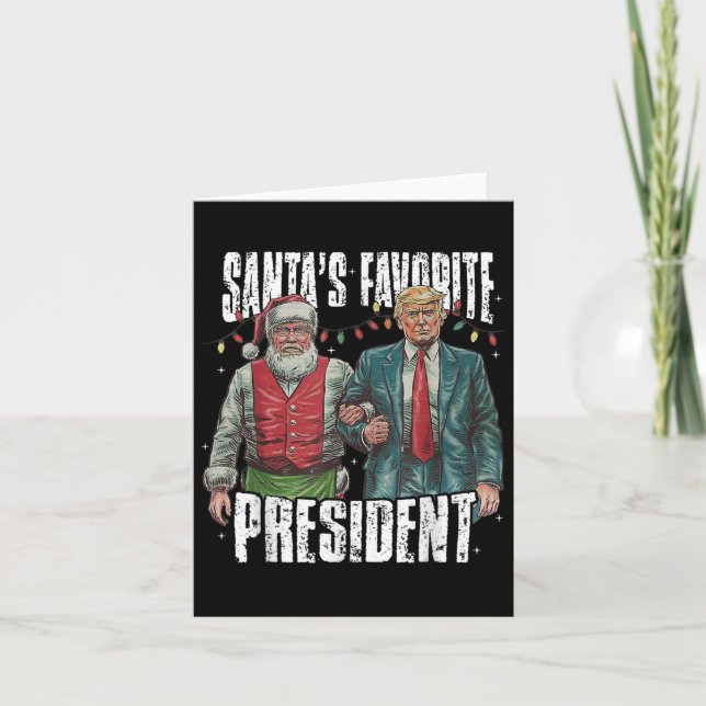 Trumps Lieblingspräsident Karte (Vorderseite)