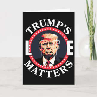 Trump's Life Problems Political Support For Donald Karte