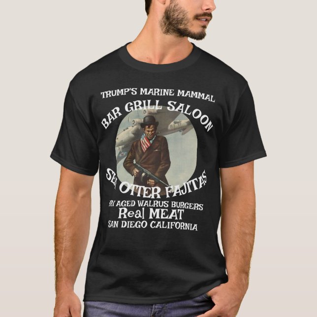 Trumps Marine Mammal Grill Sea Otter Fajitas T-Shirt (Vorderseite)