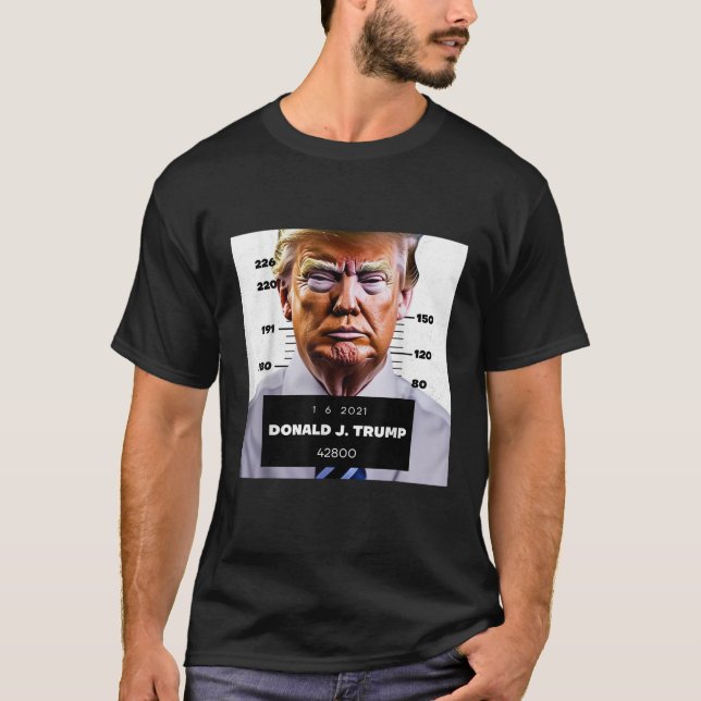 Trumps mugshot T-Shirt (Vorderseite)