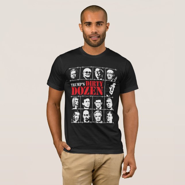 Trumps schmutziges Dutzend T-Shirt (Vorne ganz)