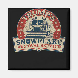 Trumps Schneebeseitigungsdienst Lustiger Donald Tr Magnet