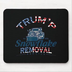 Trumps Schneeblumentfernservice Lustiger Trump Vin Mousepad