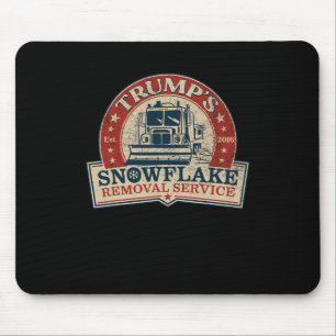 Trumps Schneefloh-Entfernungsdienst Lustiger Donal Mousepad