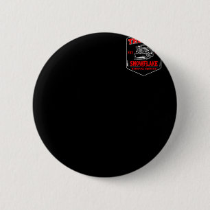 Trumps Schneefloh-Entfernungsdienst Lustiger Trump Button