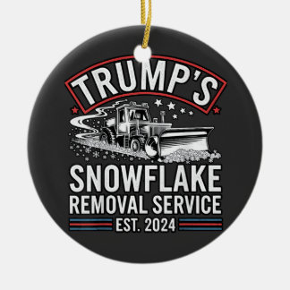 Trumps Snowflake-Entfernungsdienst ist am Ende. 20 Keramik Ornament