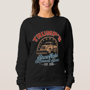 Trumps Snowflake-Entfernungsdienst Trump 2024 Sweatshirt