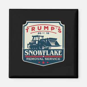 Trumps Snowflake Rmoval Service Funny Donald Trum Magnet