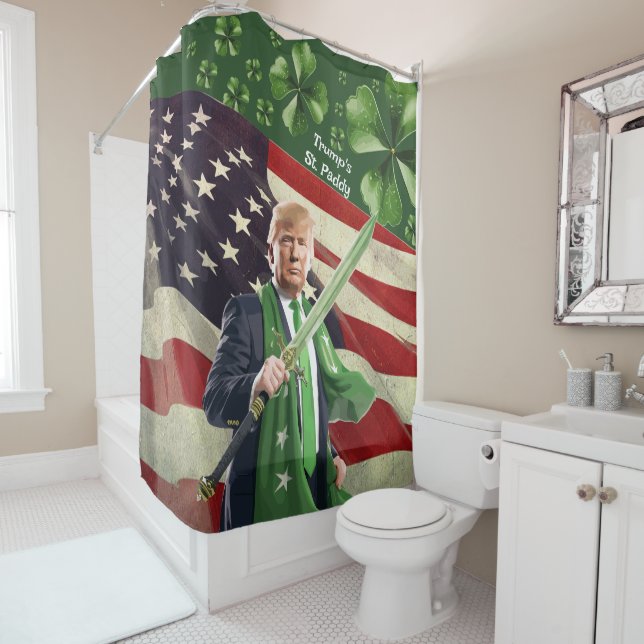 Trumps St. Paddy Duschvorhang (Beispiel)