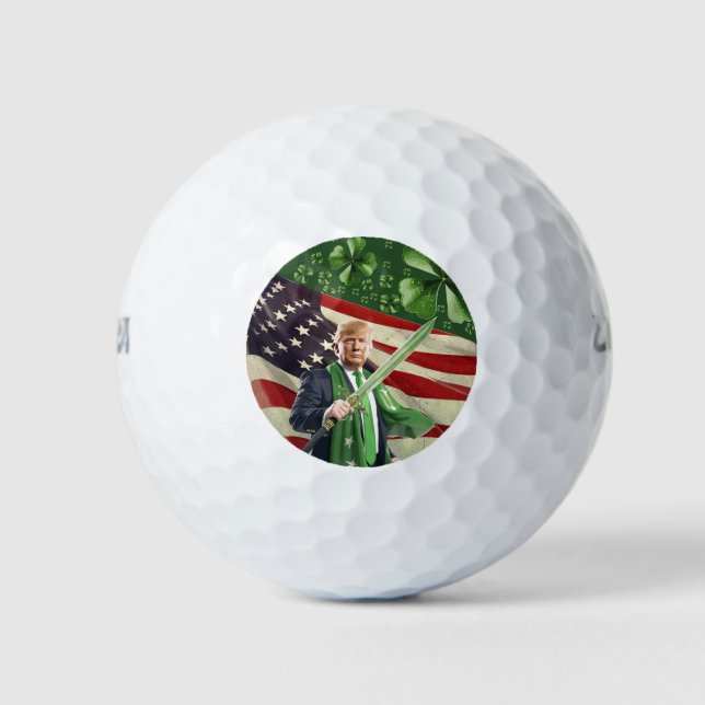 Trumps St. Paddy Golfball (Vorderseite)