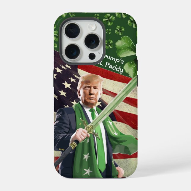 Trumps St. Paddy iPhone Hülle (Rückseite)