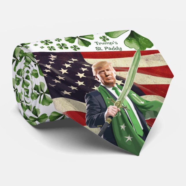Trumps St. Paddy Krawatte (Gerollt)