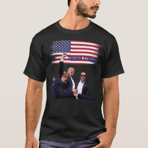 Trumps starke Faust in der Luft T-Shirt