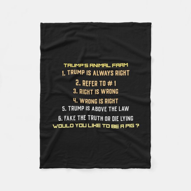 Trumps Tierfarm Fleecedecke (Vorderseite)