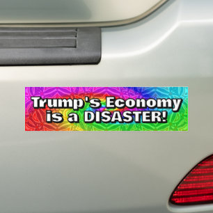 Trumps Wirtschaft ist ein DESASTER Autoaufkleber