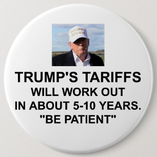 Trumps Zollknopf Button