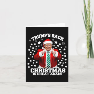 Trumps Zurück Weihnachten ist wieder großartig Fun Karte