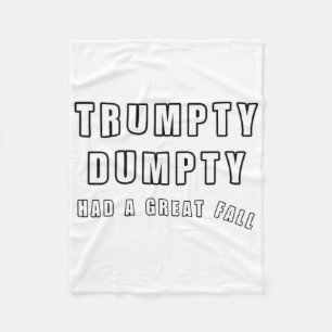 Trumpty Dumpty hatte einen großen Fall Funny Spaß  Fleecedecke