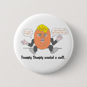 Trumpty Dumpty Knopf Button