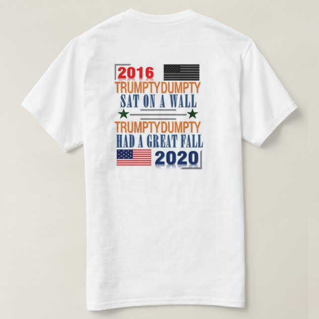 Trumpty Dumpty T-Shirt (Design Rückseite)