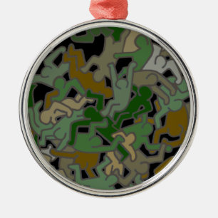 Trumpubliker Chaos zerstören Demokratie Ornament Aus Metall