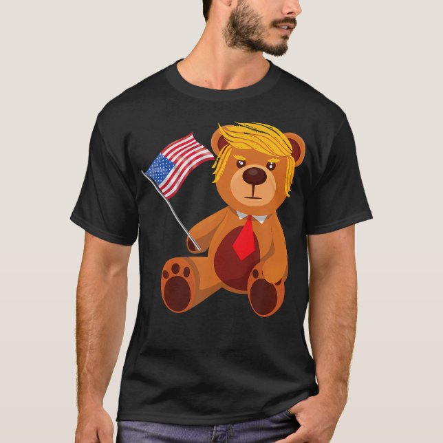 Trumpy Bear Trump 24 Wahl Präsident Trump 2024 T-Shirt (Vorderseite)