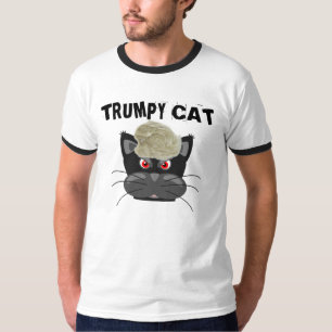 TRUMPY CAT Donald Trump Hair, lustige T - Shirt