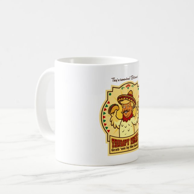 Trumpy Tacos Kaffeetasse (Vorderseite Links)