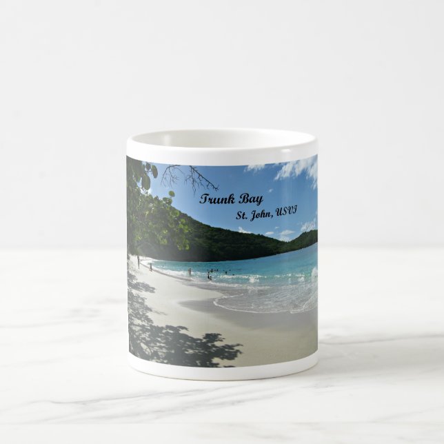 Trunk Bay, St. John Jungfrau Island Tasse (Mittel)