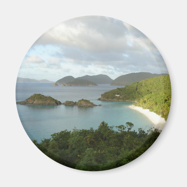 Trunk Bay, St John, USVI Magnet (Vorne)