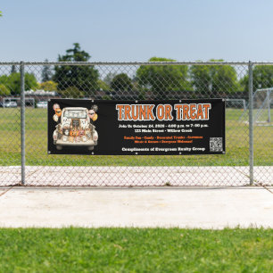 Trunk or Treat Halloween Banner