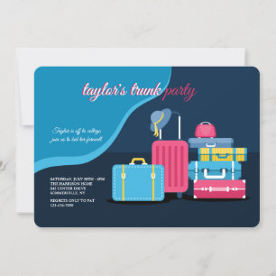 Trunk-Party für Mädchen Einladung