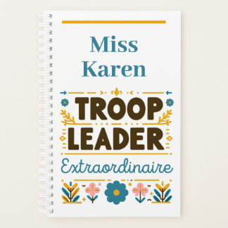 Truppenführer Extraordinaire Girl Scouting Planer