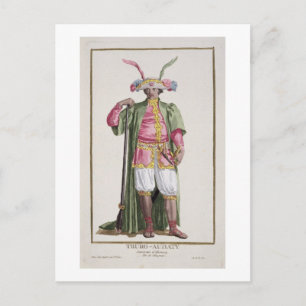 Truro-Audaty, König von Dahomey von 'Receuil des E Postkarte