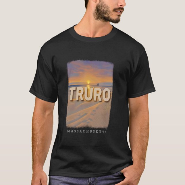 Truro Massachusetts MA Corn Hill Beach Sunset SD66 T-Shirt (Vorderseite)