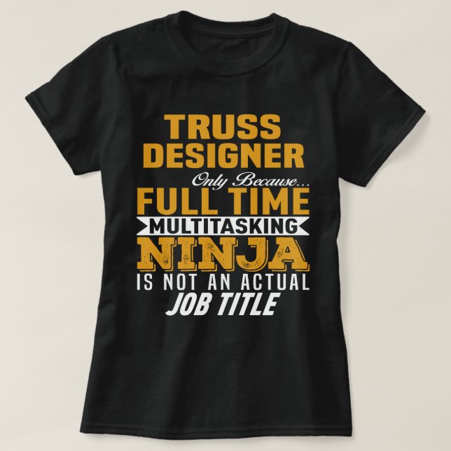 Truss Designer T-Shirt (Design vorne)