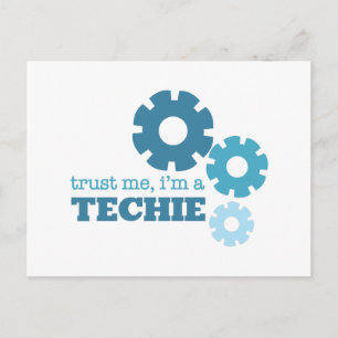 Trust A Techie Postkarte