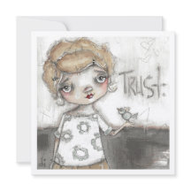 Trust - flache Rahmenkarte