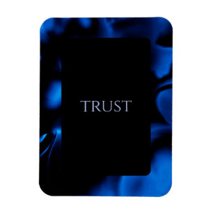"Trust" Flexibles Foto Magnet