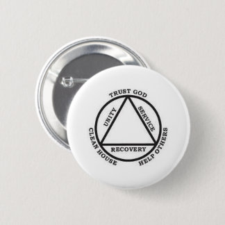 Trust God, Clean House, Help Others (Badge) Button