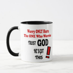 Trust God Coffee Tasse
