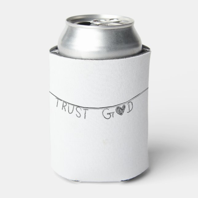 Trust God Dosenkühler (Kanne Vorderseite)