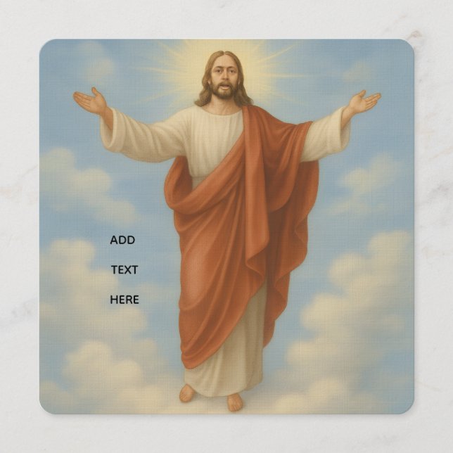 Trust In Jesus Einladung (Vorderseite)